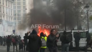Link to Video | demonstration, protest, news, Agence France-Presse, rally