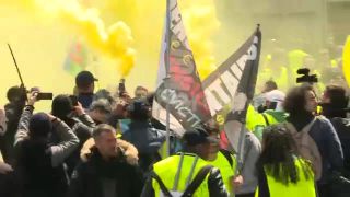 Link to Video | demonstration, protest, news, Agence France-Presse, rally