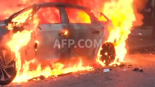 Link to Video | demonstration, February 7, protest, Agence France-Presse, rally