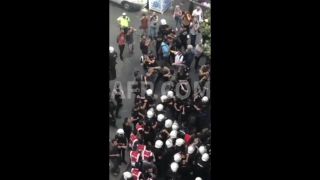 Link to Video | demonstration, February 7, protest, Agence France-Presse, rally