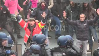 Link to Video | demonstration, protest, Agence France-Presse, rally