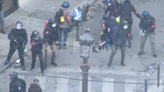 Link to Video | demonstration, protest, Agence France-Presse, rally