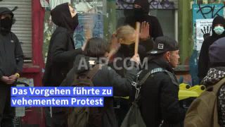 Link to Video | demonstration, February 17, protest, Agence France-Presse, rally