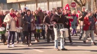 Link to Video | demonstration, February 19, protest, Agence France-Presse, rally