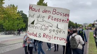 Link to Video | demonstration, February 19, protest, Agence France-Presse, rally