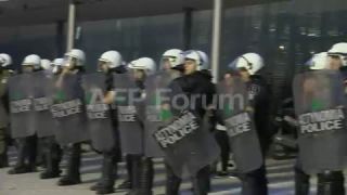 Link to Video | demonstration, February 21, protest, Agence France-Presse, rally