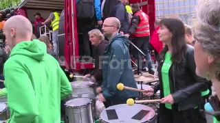 Link to Video | demonstration, February 21, March 12, protest, Agence France-Presse, rally