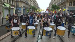 Link to Video | demonstration, February 21, protest, Agence France-Presse, rally