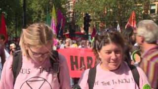Link to Video | demonstration, February 21, protest, Agence France-Presse, rally