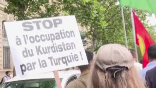 Link to Video | demonstration, February 21, protest, Agence France-Presse, rally