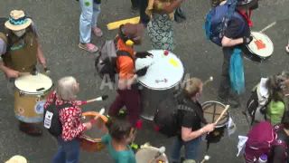Link to Video | demonstration, February 21, protest, Agence France-Presse, rally