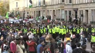 Link to Video | demonstration, February 21, protest, Agence France-Presse, rally
