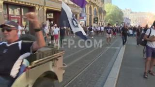 Link to Video | demonstration, February 21, protest, Agence France-Presse, rally