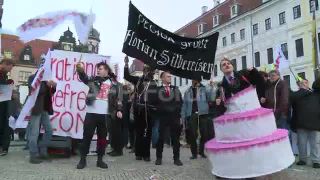 Link to Video | demonstration, February 24, protest, Agence France-Presse, rally