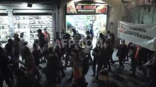 Link to Video | demonstration, March 2, protest, Agence France-Presse, rally