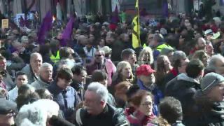 Link to Video | demonstration, March 2, protest, Agence France-Presse, rally