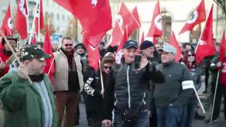 Link to Video | demonstration, March 9, protest, Agence France-Presse, rally, right-wing