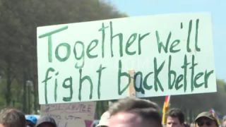 Link to Video | demonstration, March 9, protest, Agence France-Presse, rally, right-wing