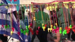 Link to Video | demonstration, March 10, protest, Agence France-Presse, rally