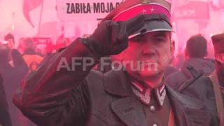 Link to Video | demonstration, March 12, protest, Agence France-Presse, rally