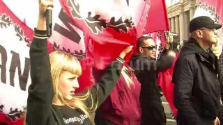 Link to Video | demonstration, March 12, protest, Agence France-Presse, rally