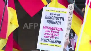 Link to Video | demonstration, March 12, protest, Agence France-Presse, rally