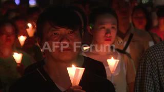 Link to Video | demonstration, March 14, protest, Agence France-Presse, rally