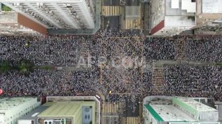 Link to Video | demonstration, March 14, protest, Agence France-Presse, rally