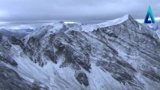 Link to Video | landscape, Canada, 2010, color, mountain range, aerial shot, Atlantic Productions, nature