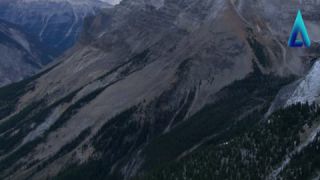 Link to Video | landscape, Canada, 2010, color, mountain range, aerial shot, Atlantic Productions, nature
