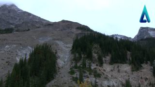 Link to Video | landscape, Canada, 2010, color, mountain range, aerial shot, Atlantic Productions, nature