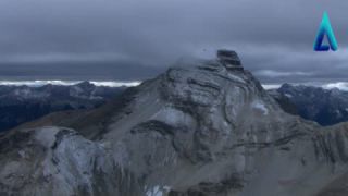 Link to Video | landscape, Canada, 2010, color, mountain range, aerial shot, Atlantic Productions, nature