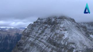 Link to Video | landscape, Canada, 2010, color, mountain range, aerial shot, Atlantic Productions, nature