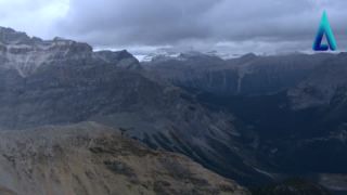 Link to Video | landscape, Canada, 2010, color, mountain range, aerial shot, Atlantic Productions, nature