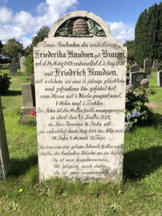 Link zum Foto | Fotografie, Grab, Deutschland, Grabstein, Süderende, Farbe, Föhr, Friedhof, Tod, Tag