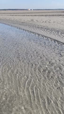 Link to Video | September, Handyvideo, sea, North Sea, Germany, color, Wadden Sea, water, liquid water, ebb, Föhr, amateur film, 2024