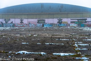 Link to Photo | Brandis, winter, modern ruins, emptiness, air base, snow