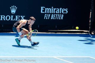 Link to Photo | January, photography, photograph, professional sport, color, January 15, professional athlete, sports training, Melbourne, Australia, 2024, Australian Open, tennis, Carlos Alcaraz