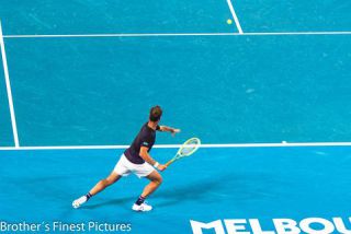 Link to Photo | photography, photograph, Richard Gasquet, color, Melbourne, Australia, 2024, Australian Open, tennis