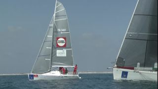 Link to Video | women's team, sailboat, regatta, sports team, 16:9, sea, Full High Definition, sailing, 2007, color, Teamgeist, type of sport, team, sport, trophy, woman, human, Dubai, female, yacht racing, United Arab Emirates, NTSC analog television standard