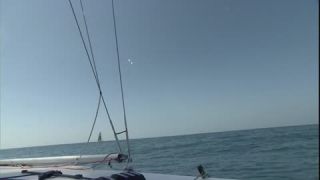 Link to Video | women's team, sailboat, regatta, sports team, 16:9, sea, Full High Definition, sailing, 2007, color, Teamgeist, type of sport, team, sport, trophy, woman, human, Dubai, female, yacht racing, United Arab Emirates, NTSC analog television standard