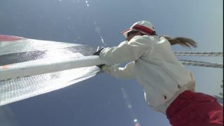 Link to Video | women's team, sailboat, regatta, sports team, 16:9, sea, Full High Definition, sailing, 2007, color, Teamgeist, type of sport, team, sport, trophy, woman, human, Dubai, female, yacht racing, United Arab Emirates, NTSC analog television standard