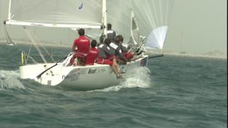 Link to Video | regatta, 16:9, Full High Definition, sailing, 2007, team sport, color, Teamgeist, type of sport, sport, trophy, Dubai, yacht racing, competition, United Arab Emirates