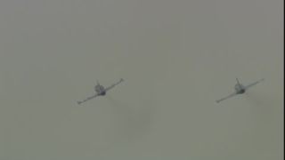 Link to Video | air show, occurrence, 16:9, event, Full High Definition, Germany, combat aircraft, 2009, flight, color, spectacle, Alpha Jet, AERO Friedrichshafen, Europe