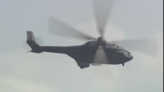 Link to Video | air show, occurrence, 16:9, military helicopter, event, Full High Definition, AS332B Super Puma, AS332C Super Puma, AS332L Super Puma, AS332M Super Puma, AS332L1 Super Puma, Germany, 2009, flight, color, spectacle, helicopter, AERO Friedrichshafen, Europe