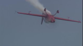 Link to Video | airplane with propellers, air show, occurrence, 16:9, event, Full High Definition, Leki Lenhart, Germany, acrobatics, airplane, 2009, flight, color, spectacle, red, aerobatic maneuver, aerobatics, AERO Friedrichshafen, Europe, aerialist, hobby