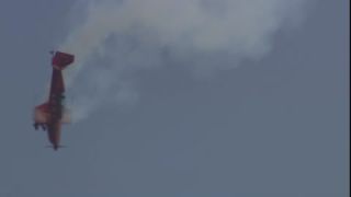 Link to Video | airplane with propellers, air show, occurrence, 16:9, event, Full High Definition, Leki Lenhart, Germany, acrobatics, airplane, 2009, flight, color, spectacle, red, aerobatic maneuver, aerobatics, AERO Friedrichshafen, Europe, aerialist, hobby