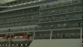 Link to Video | ship, September, autumn, cruise, Full High Definition, 2008, color, United States of America, Island Princess, cruise ship, North America, tourism, paid time off, Alaska, Whittier, cloud cover