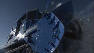 Link to Video | Hochalpenstrasse, blue, Alps, winter, snow blower, Full High Definition, 2008, color, white, technique, Central Europe, snow removal, Fuscher Törl, Austria, Europe, service, snow