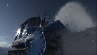 Link to Video | Hochalpenstrasse, blue, Alps, winter, snow blower, Full High Definition, 2008, color, white, technique, Central Europe, snow removal, Fuscher Törl, Austria, Europe, service, snow